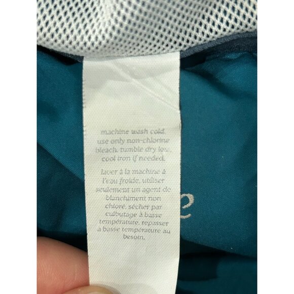 Aerie Fit Womens Teal Dark Gray Full Zip Lightweight Jacket Sz Large - Picture 9 of 11